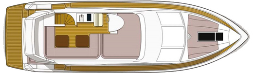 Схема палубы GALEON 550 FLY